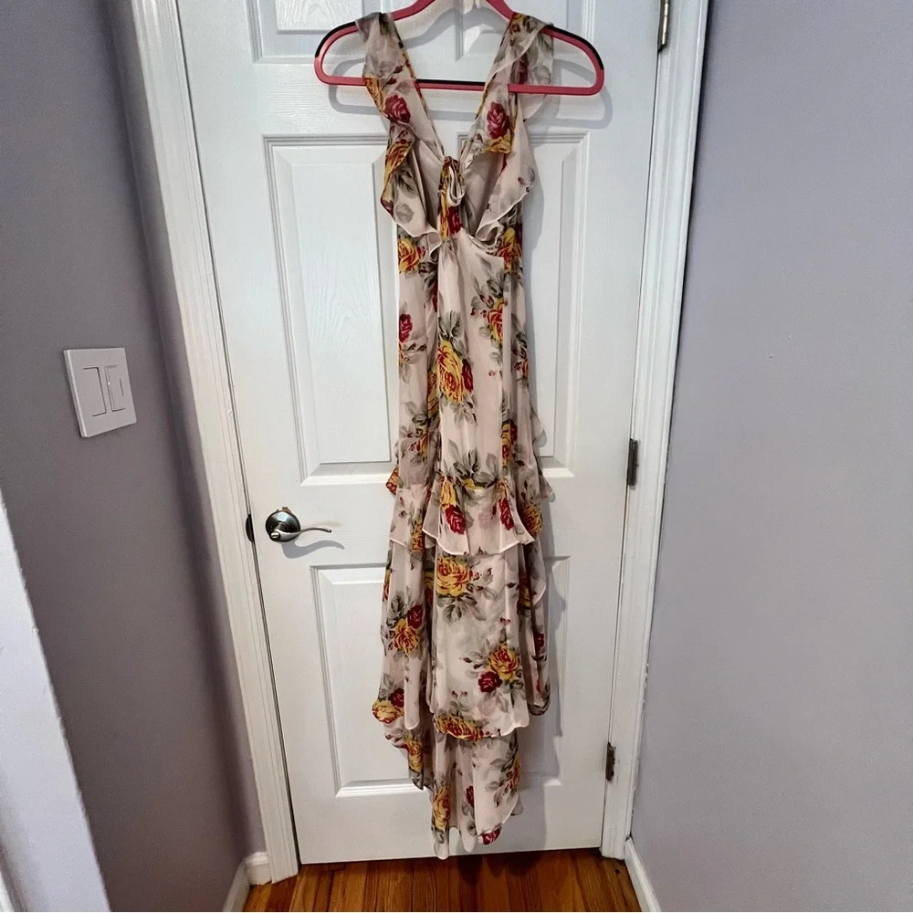 ASOS Design Ruffle High Low Dress - Picture 7 of 7